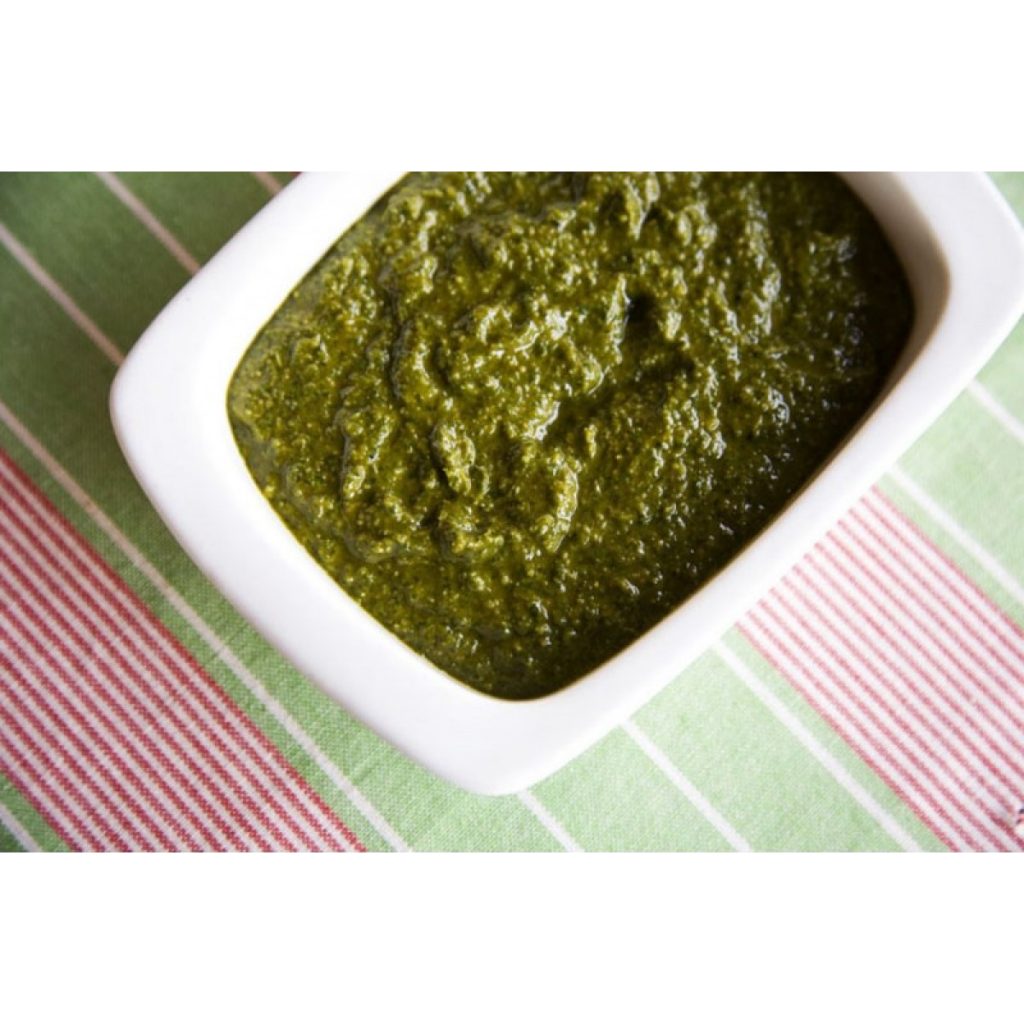 Basil and Spinach Pesto with Pumpkin Seeds