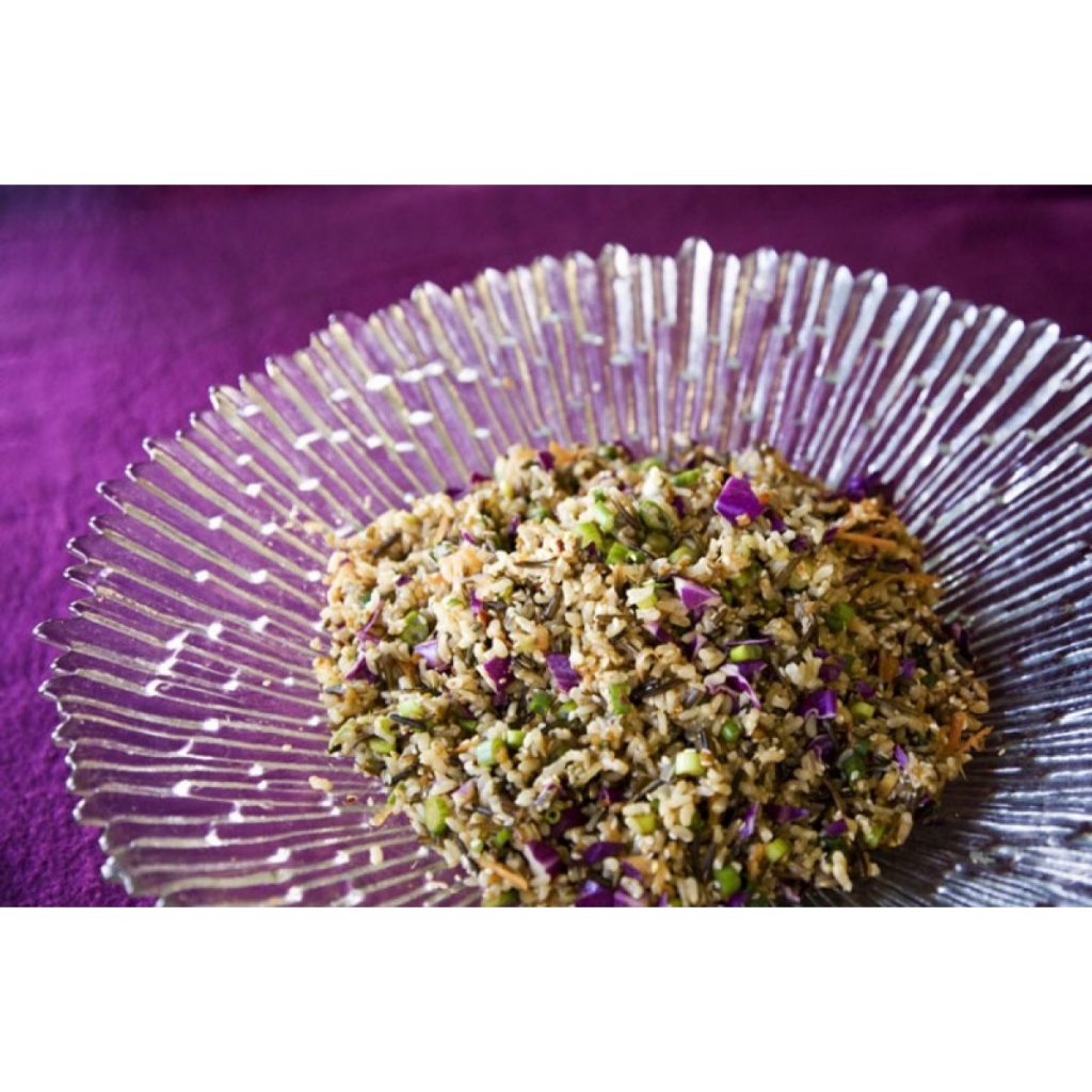 Brown and Wild Rice Miso Ginger Salad Recipe