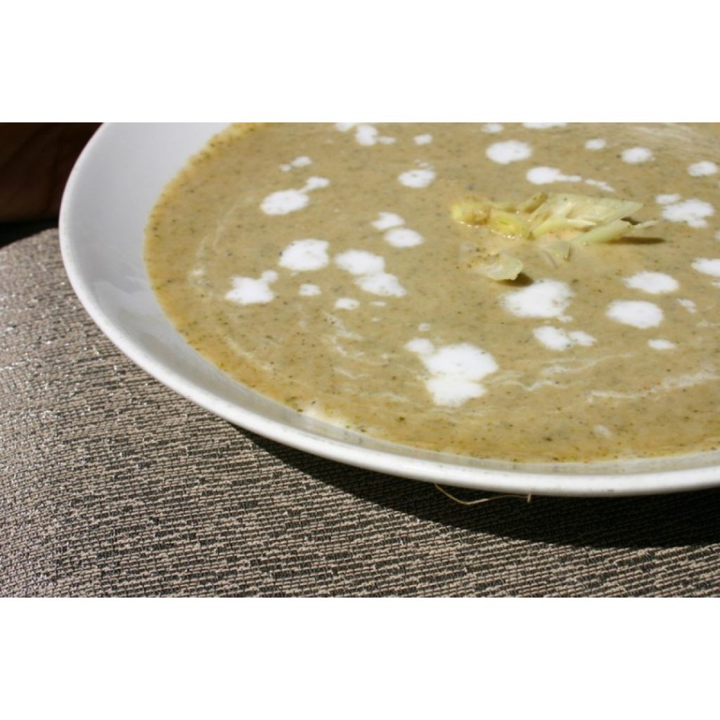 Curried Cream of Broccoli Soup