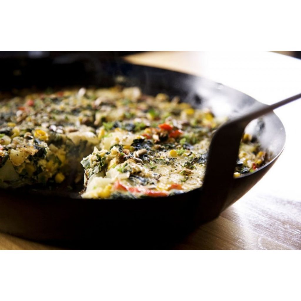 Organic Spinach, Sweetcorn and Pepperdew Tortilla Recipe