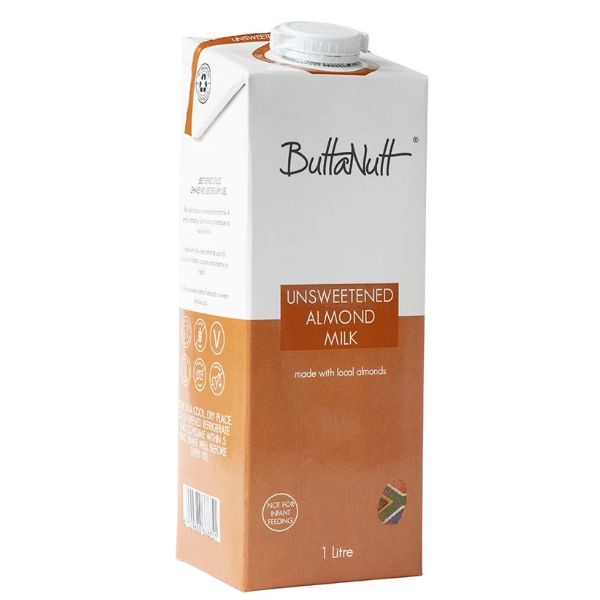buttanut unsweetned almond milk 1l